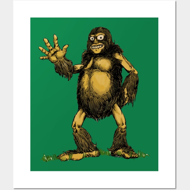 Hello, Bigfoot! Wall Art by CheeseHasselberger
